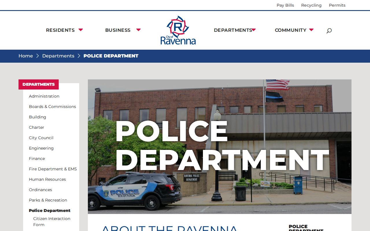 Ravenna court docket distinction from Ravenna Police service information